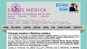 What Salusmedica.it website looked like in 2015 (8 years ago)