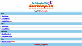 What Surwap.in website looked like in 2015 (8 years ago)