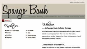 What Spangobankcottage.co.uk website looked like in 2015 (8 years ago)