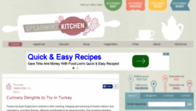 What Spearmintkitchen.com website looked like in 2015 (9 years ago)