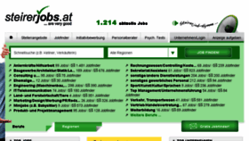 What Steirerjobs.at website looked like in 2015 (8 years ago)