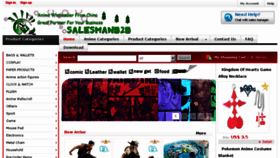 What Salesmanb2b.com website looked like in 2015 (8 years ago)