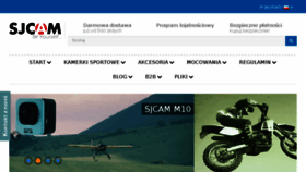 What Sjcam.pl website looked like in 2015 (8 years ago)