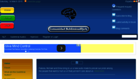 What Subliminalrich.com website looked like in 2015 (8 years ago)