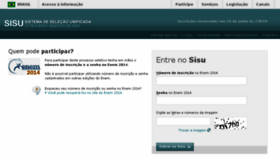 What Sisualuno.mec.gov.br website looked like in 2015 (8 years ago)