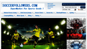 What Soccerfollowers.net website looked like in 2015 (8 years ago)