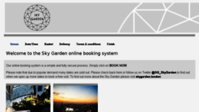 What Skygardentickets.com website looked like in 2015 (8 years ago)