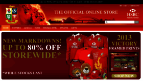 What Store.lionsrugby.com website looked like in 2015 (8 years ago)