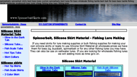 What Spinnerbaitskirts.com website looked like in 2015 (8 years ago)