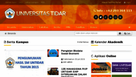 What Sakti.untidar.ac.id website looked like in 2015 (10 years ago)