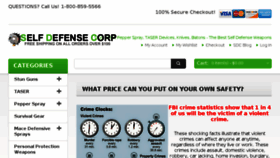 What Selfdefensecorp.com website looked like in 2015 (8 years ago)