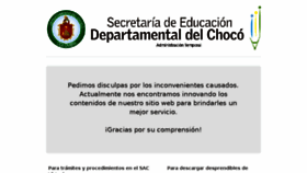 What Sedchoco.gov.co website looked like in 2015 (8 years ago)