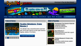 What Spintop-games.com website looked like in 2015 (9 years ago)