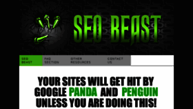 What Seo-beast.com website looked like in 2015 (8 years ago)