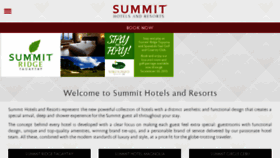 What Summitridgehotel.com website looked like in 2015 (10 years ago)