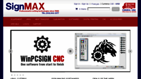 What Signmax.us website looked like in 2015 (8 years ago)