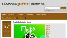 What Syracuseguru.com website looked like in 2015 (8 years ago)