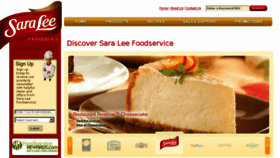 What Saraleefoodservice.com website looked like in 2015 (8 years ago)