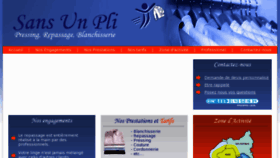 What Sans-un-pli.com website looked like in 2015 (8 years ago)