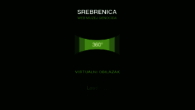 What Srebrenica360.com website looked like in 2015 (8 years ago)