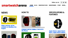 What Smartwatcharena.com website looked like in 2015 (8 years ago)