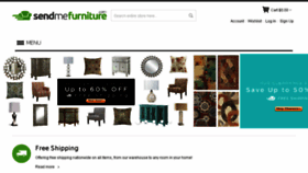 What Sendmefurniture.com website looked like in 2015 (8 years ago)