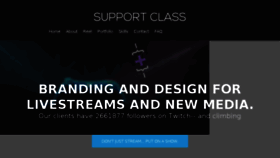 What Supportclass.net website looked like in 2015 (8 years ago)