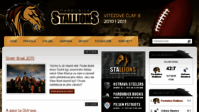 What Stallions.cz website looked like in 2015 (8 years ago)