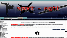 What Sport-fight.net website looked like in 2015 (8 years ago)