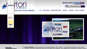 What Satorisolutions.com website looked like in 2015 (8 years ago)