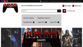What Survivegames.com.br website looked like in 2015 (8 years ago)