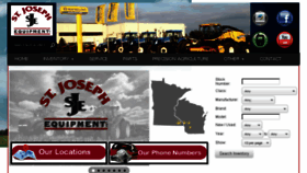 What Stjosephequipment.com website looked like in 2015 (8 years ago)