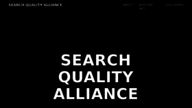 What Searchqualityalliance.org website looked like in 2015 (8 years ago)