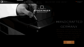 What Stockinger.de website looked like in 2015 (8 years ago)