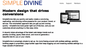 What Simpledivine.com website looked like in 2015 (8 years ago)