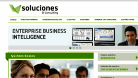 What Soluciones.cl website looked like in 2015 (8 years ago)