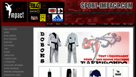 What Sport-impact.com website looked like in 2015 (8 years ago)