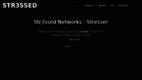 What Str3ssed.me website looked like in 2015 (8 years ago)
