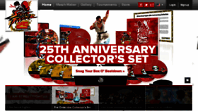What Streetfighter25.com website looked like in 2015 (8 years ago)