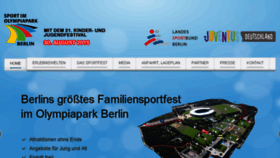 What Sportfestivalberlin.de website looked like in 2015 (8 years ago)