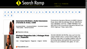 What Searchramp.com website looked like in 2015 (8 years ago)