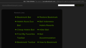 What Savedbookmark.com website looked like in 2015 (8 years ago)
