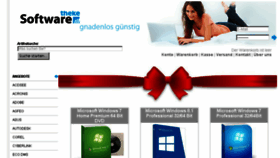 What Softwaretheke.de website looked like in 2015 (8 years ago)