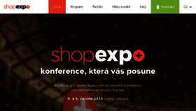 What Shopexpo.cz website looked like in 2015 (8 years ago)
