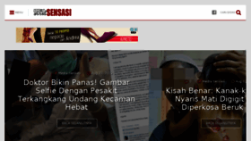 What Sensasi.org website looked like in 2015 (8 years ago)