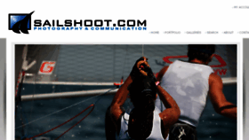 What Sailshoot.com website looked like in 2015 (8 years ago)