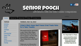 What Seniorpooch.com website looked like in 2015 (8 years ago)