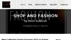 What Shopandfashion.com website looked like in 2015 (8 years ago)