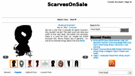 What Scarvesonsale.com website looked like in 2015 (8 years ago)
