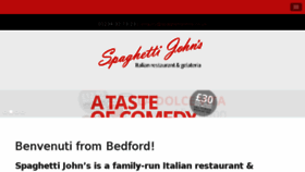 What Spaghettijohns.co.uk website looked like in 2015 (8 years ago)